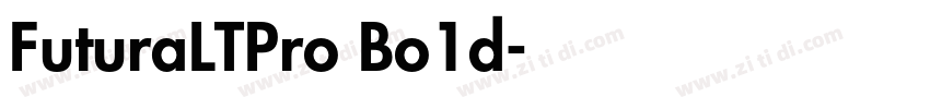 FuturaLTPro Bo1d字体转换
